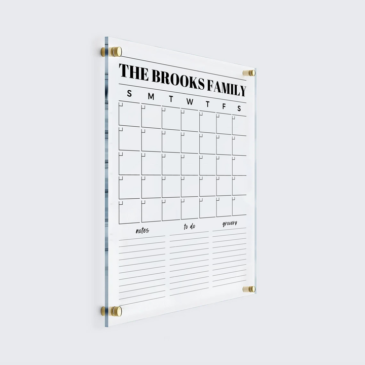 Custom Vertical Wall Calendar