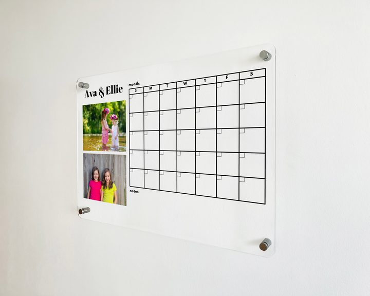 Personalized Monthly Calendar with Photos