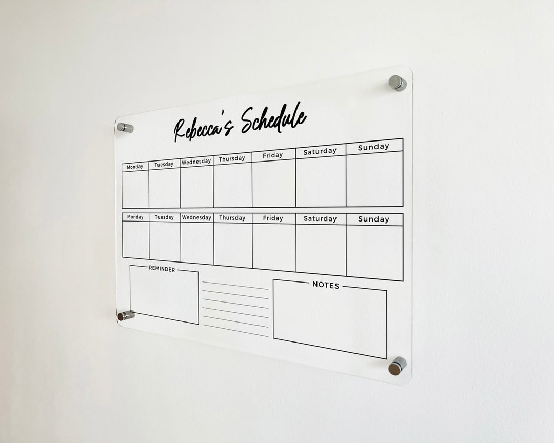 Personalized Family Name Calendar