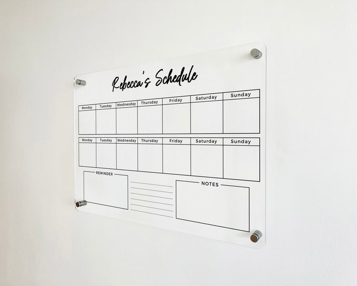 Personalized Family Name Calendar