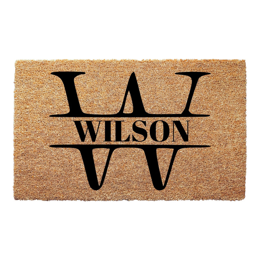 Personalized Letter Monogram Doormat