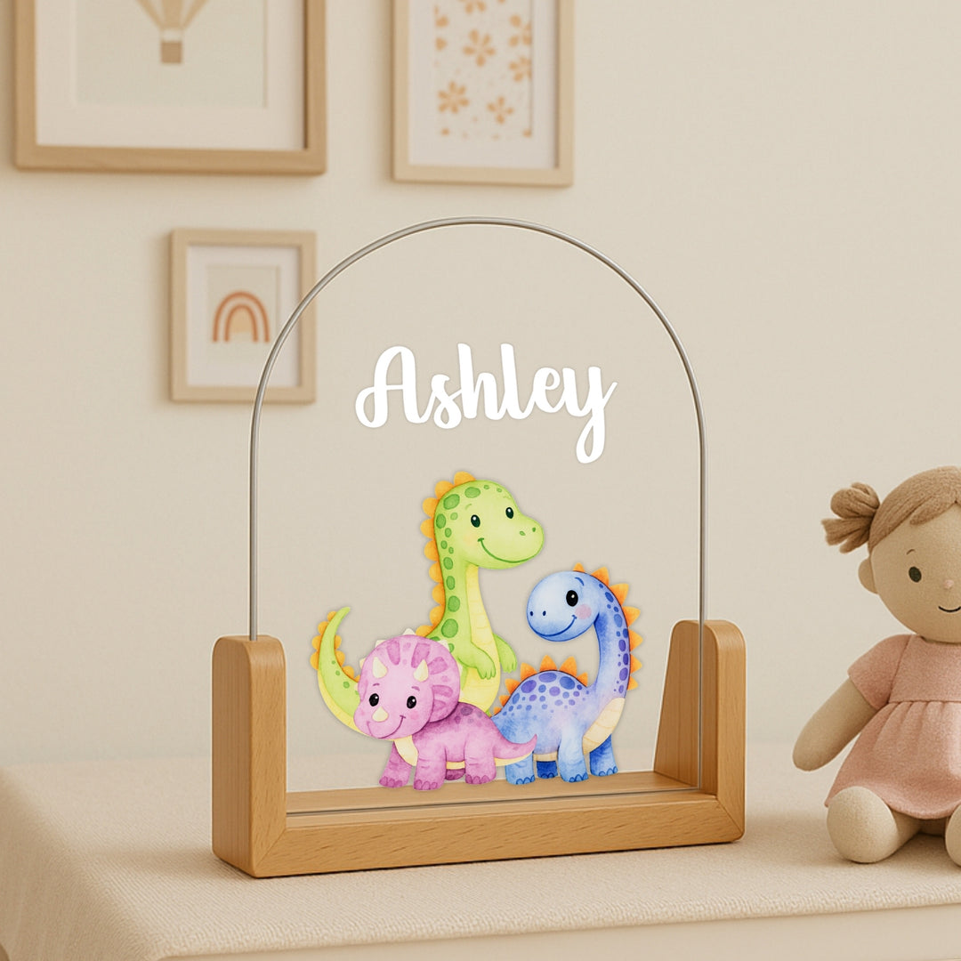 Dinosaurs Personalized Night Lamp