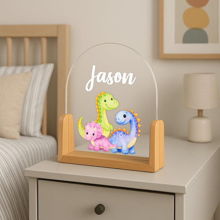 Dinosaurs Personalized Night Lamp