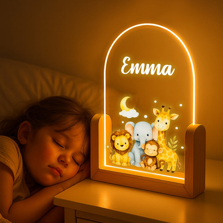 Zoo Personalized Night Lamp
