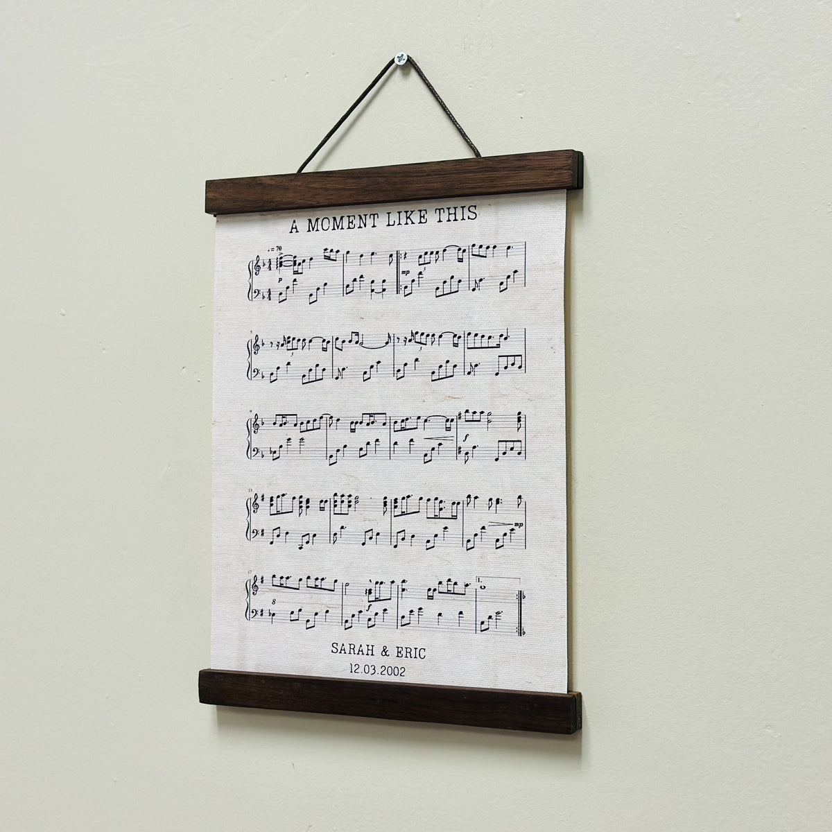 Custom Sheet Music Poster