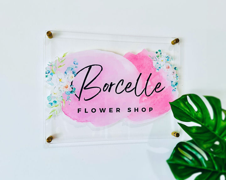 Personalized Acrylic Business Logo Sign II