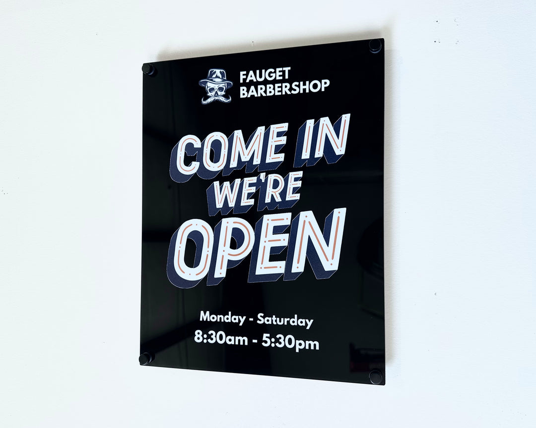 Personalized Acrylic Business Logo Sign II