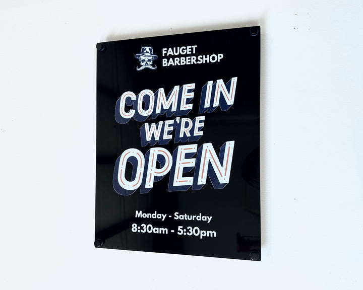 Personalized Acrylic Business Logo Sign II