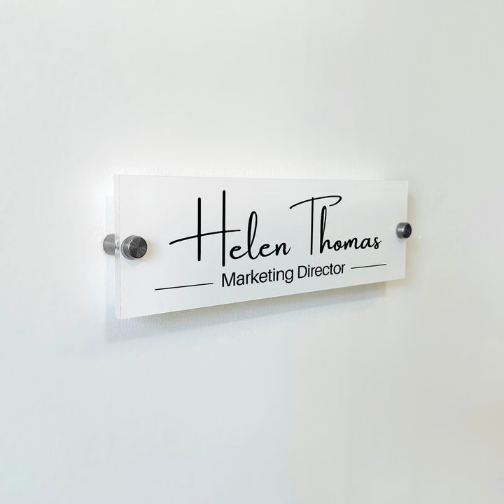 Office Door Name Plate