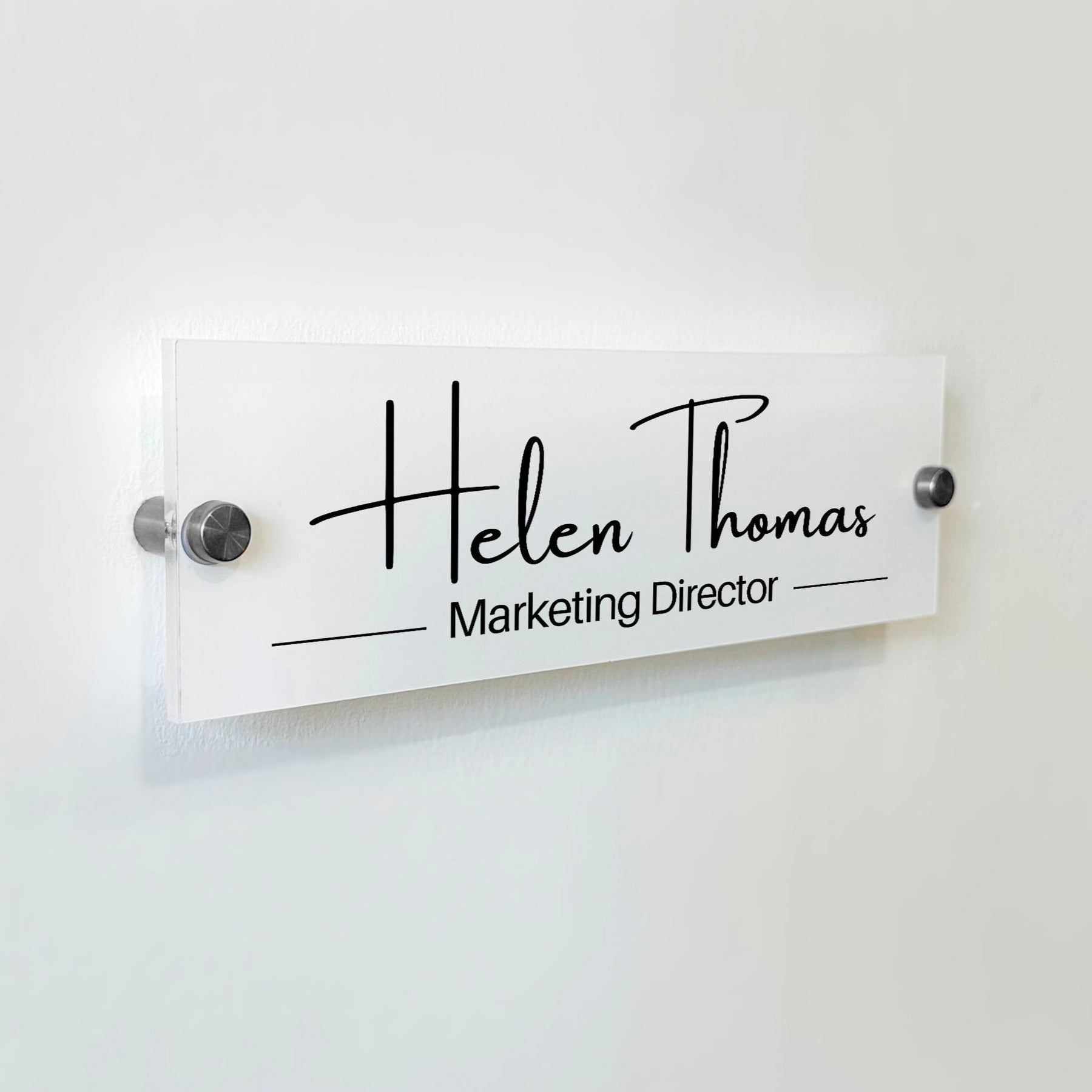 Personalized Office Door Name Plate & Background and Color Options ...