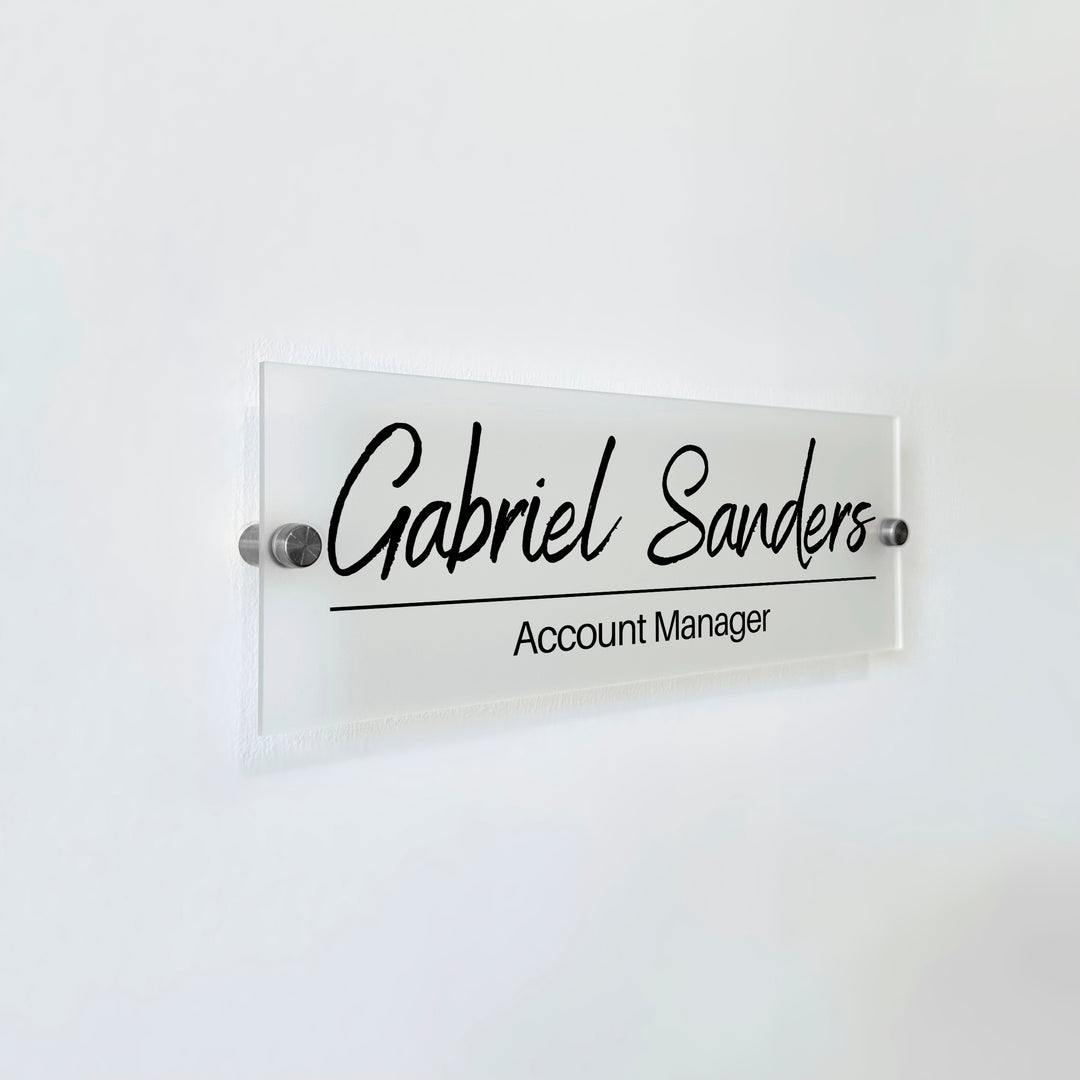 Office Door Name Plate