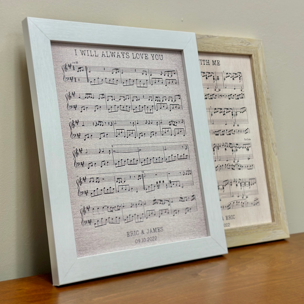 Custom Sheet Music Poster