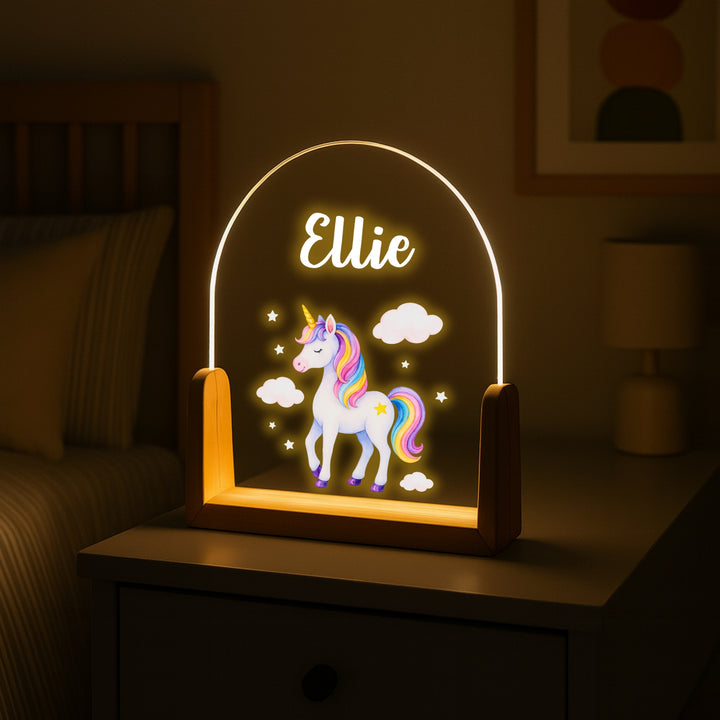Unicorn Personalized Night Lamp