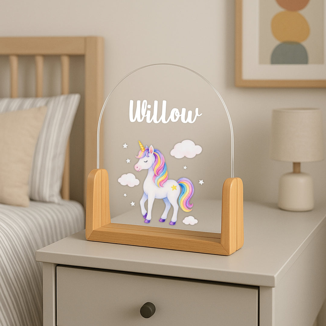 Unicorn Personalized Night Lamp
