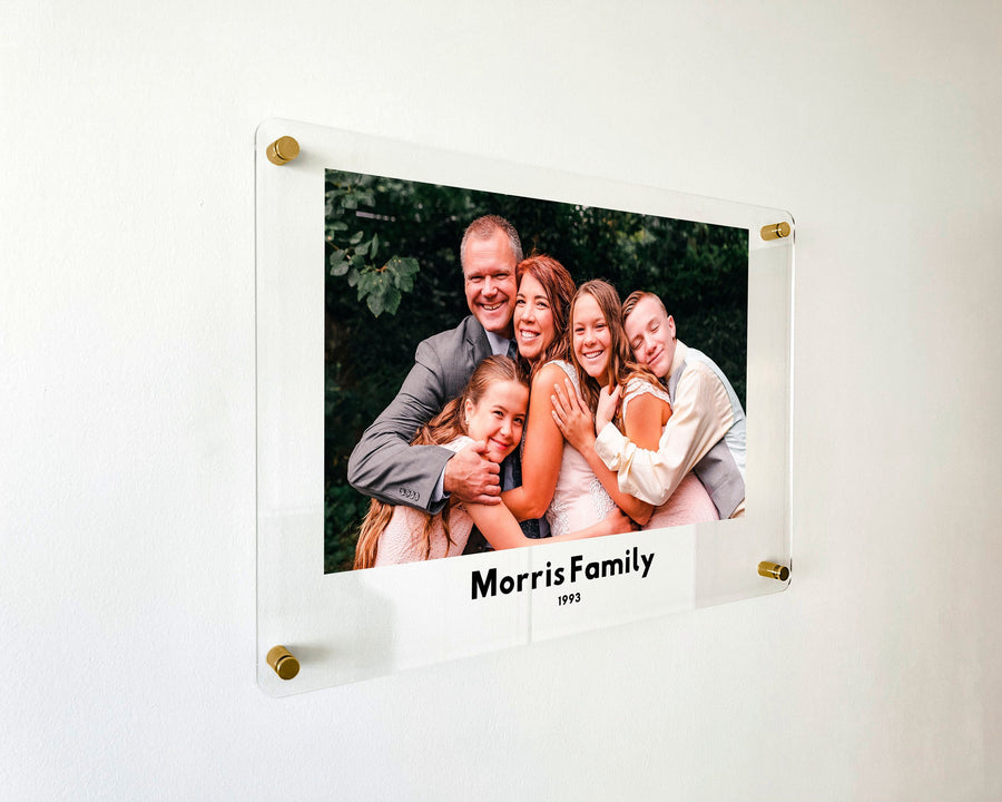 Custom Family Photo Acrylic Wall Art