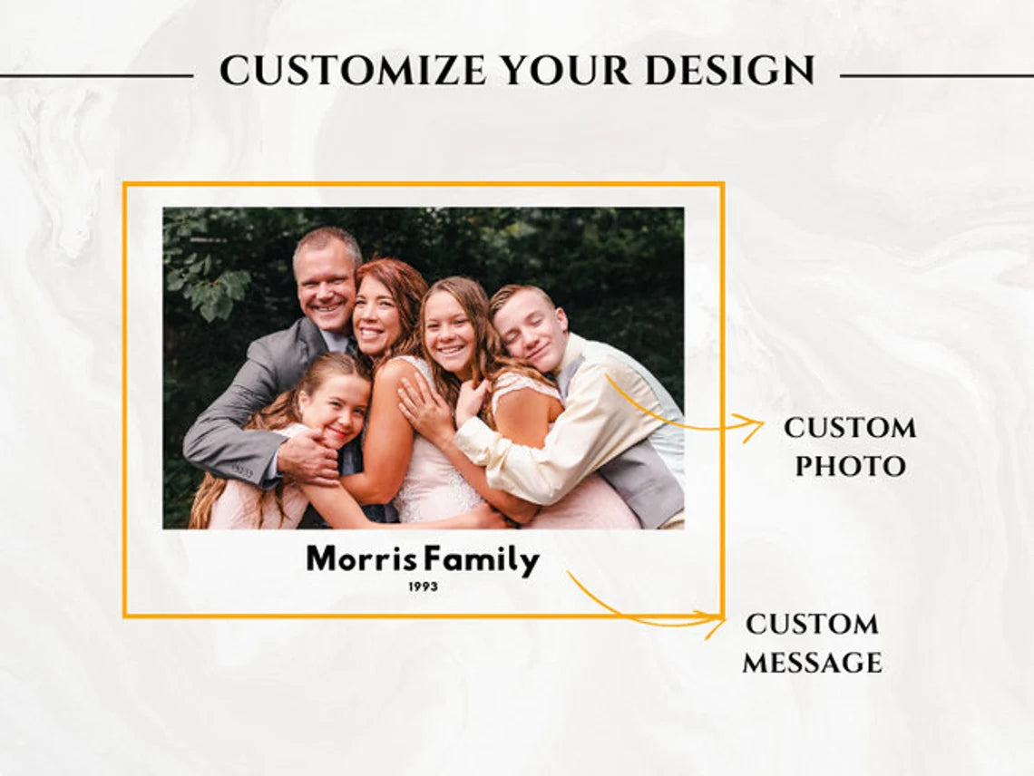 Custom Family Photo Acrylic Wall Art