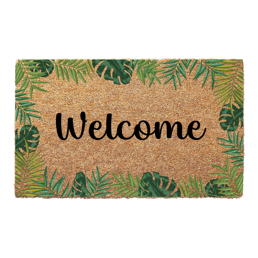 Tropical Welcome Doormat