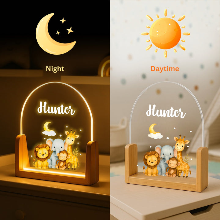 Zoo Personalized Night Lamp