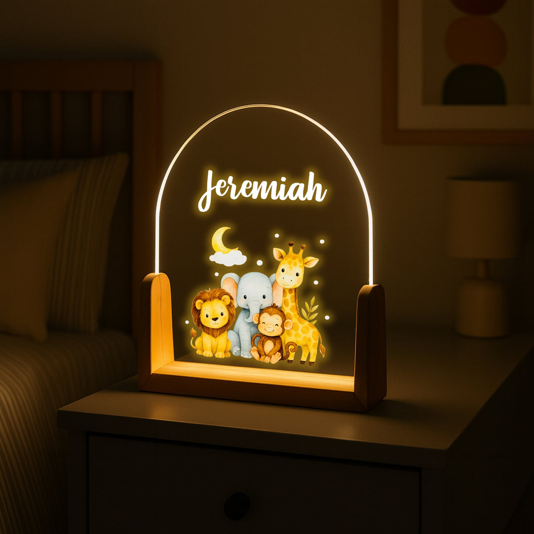Zoo Personalized Night Lamp