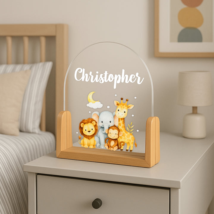 Zoo Personalized Night Lamp