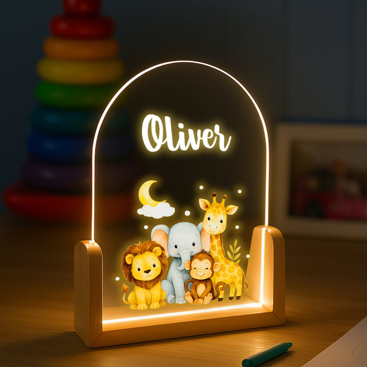 Zoo Personalized Night Lamp