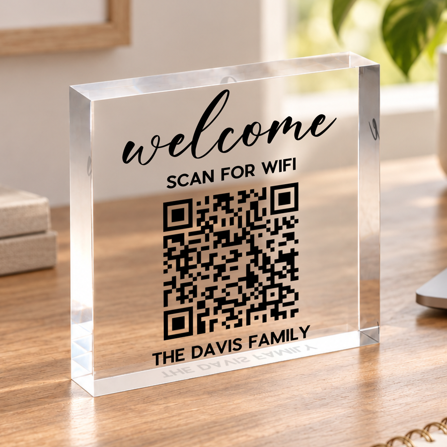 Wi-Fi QR Code Sign