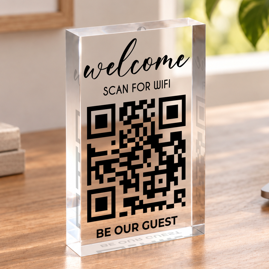 Wi-Fi QR Code Sign