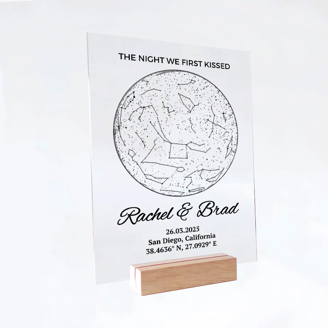 Custom Star Map Plaque
