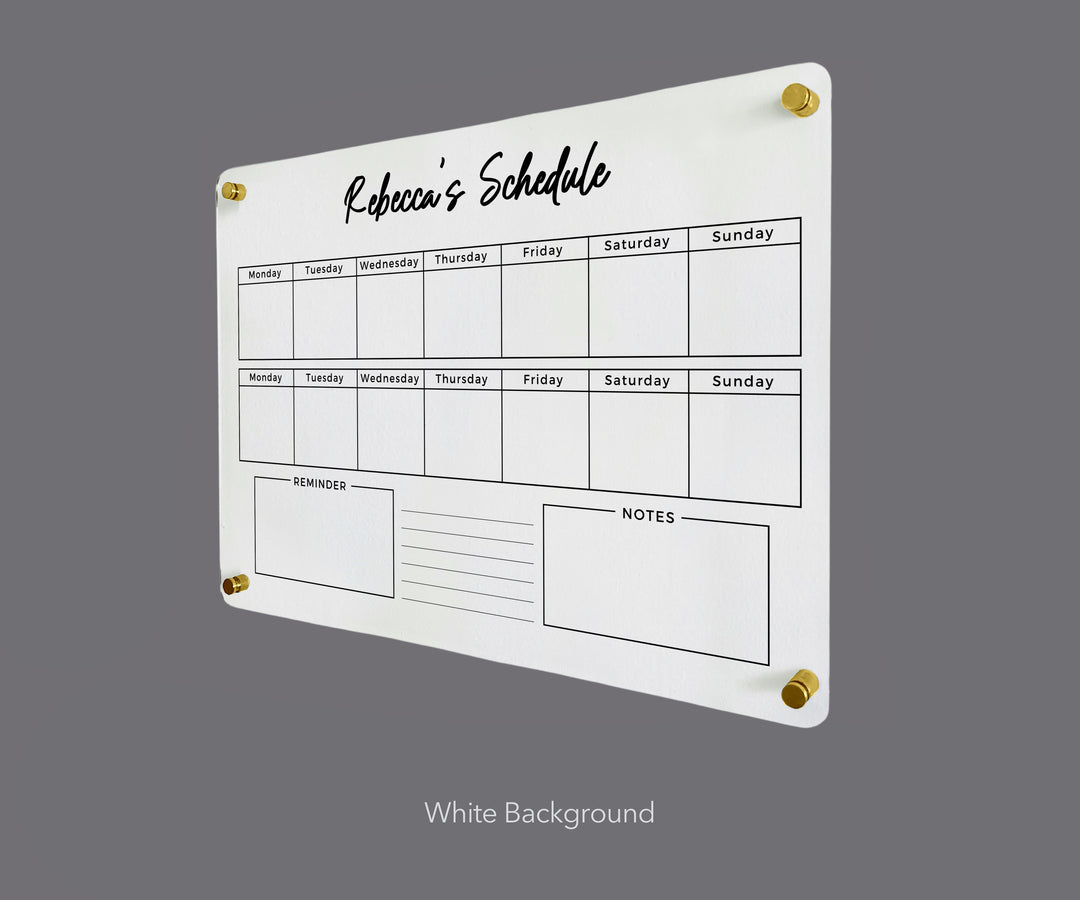 Personalized Family Name Calendar