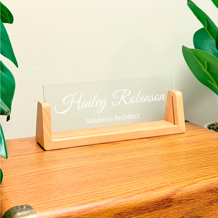 Led Light Office Name Plate for Desk 4