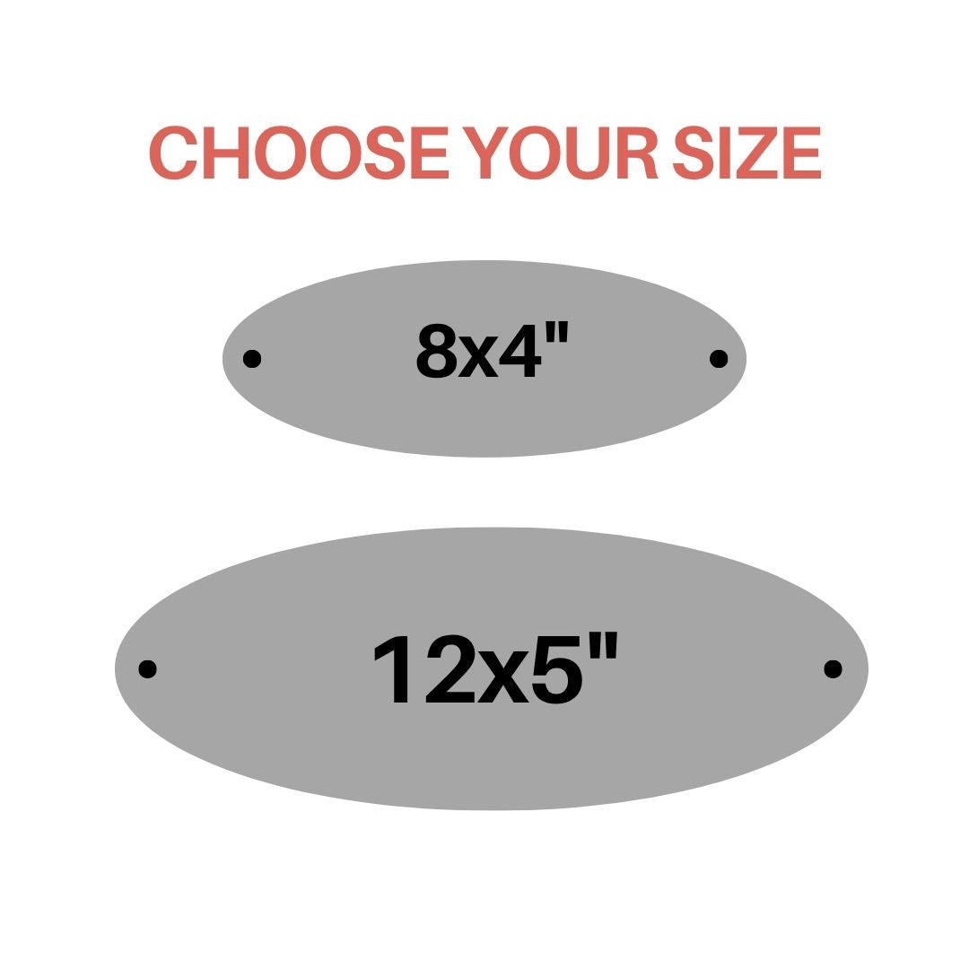 Personalized Rounded Door Sign 2