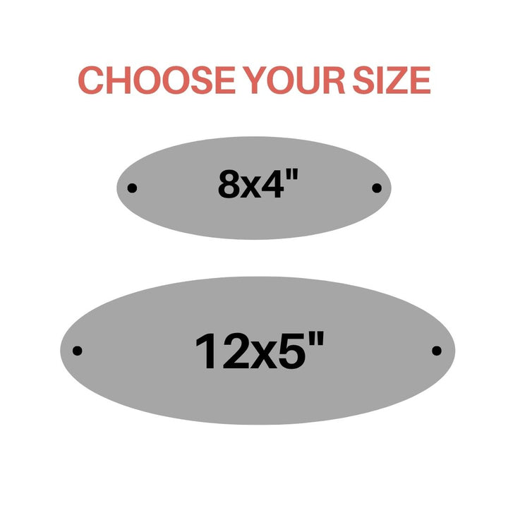 Personalized Rounded Door Sign 2