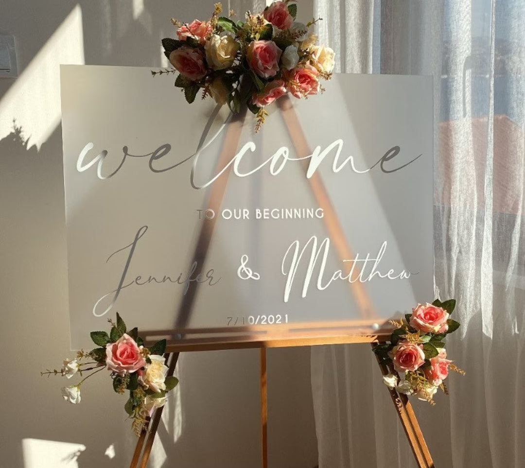 Personalized Wedding & Celebration Welcome Sign