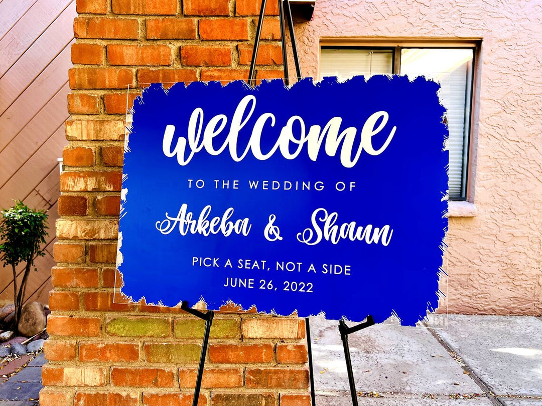 Personalized Wedding & Celebration Welcome Sign