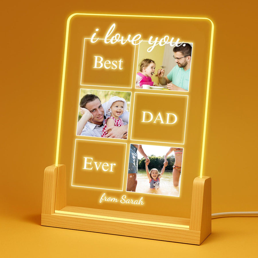 Best Dad Ever Photo Plaque