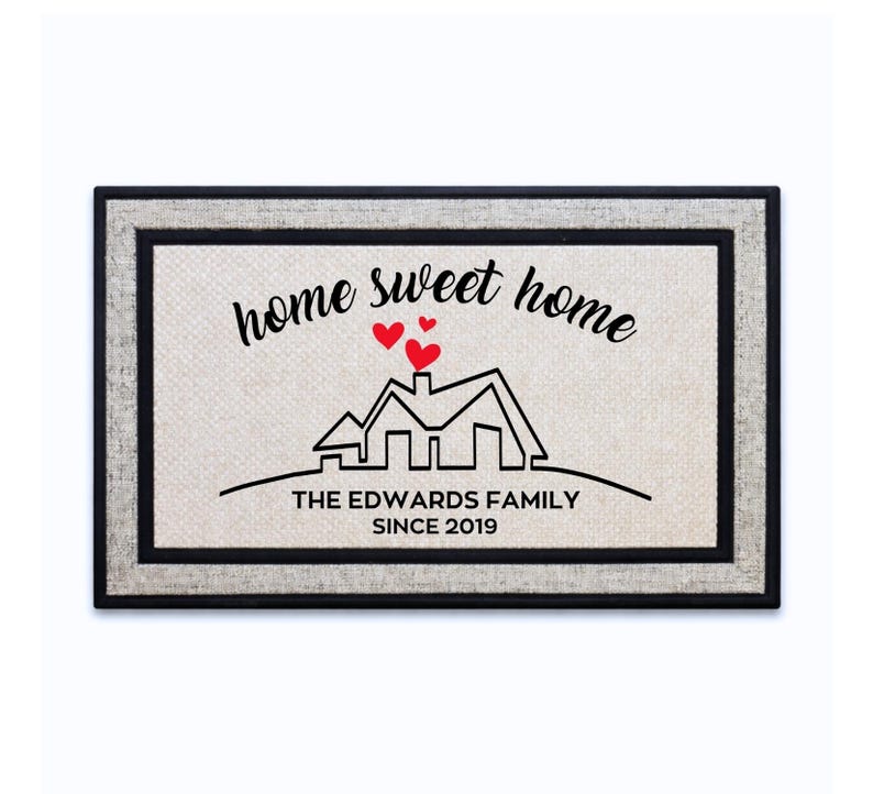 Home Sweet Home House Door Mat