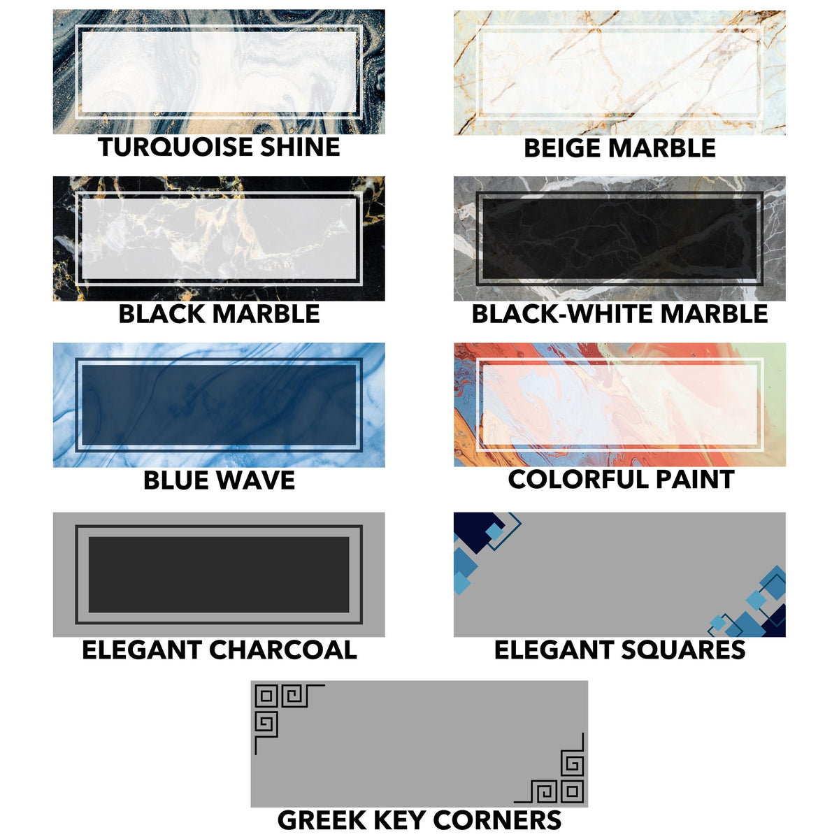 Personalized Acrylic Name Block - Turquoise Shine