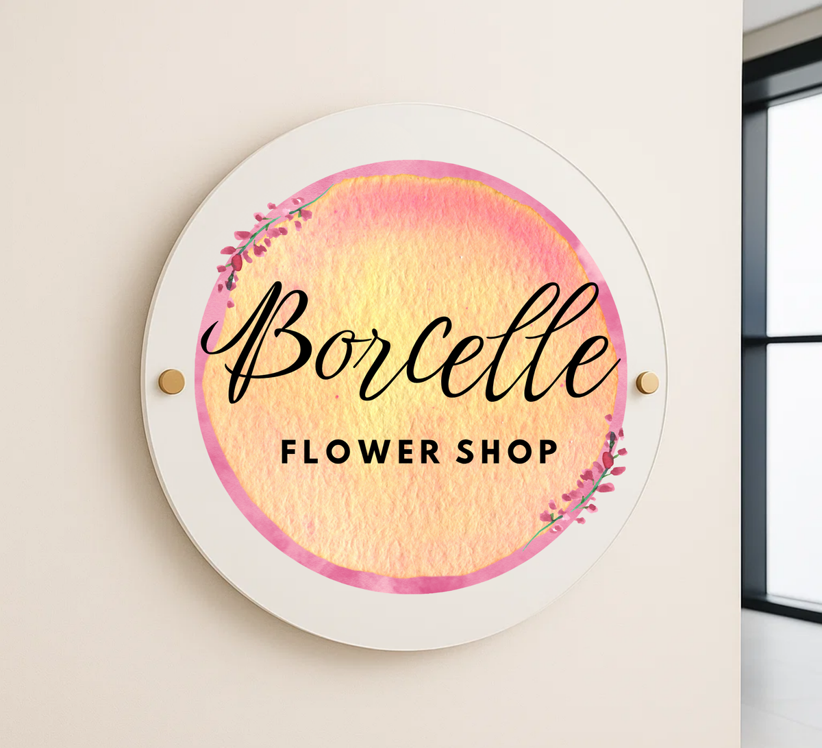 Acrylic Business Logo Sign
