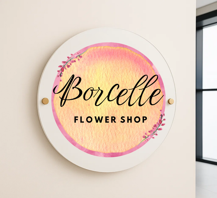 Personalized Acrylic Business Logo Sign II