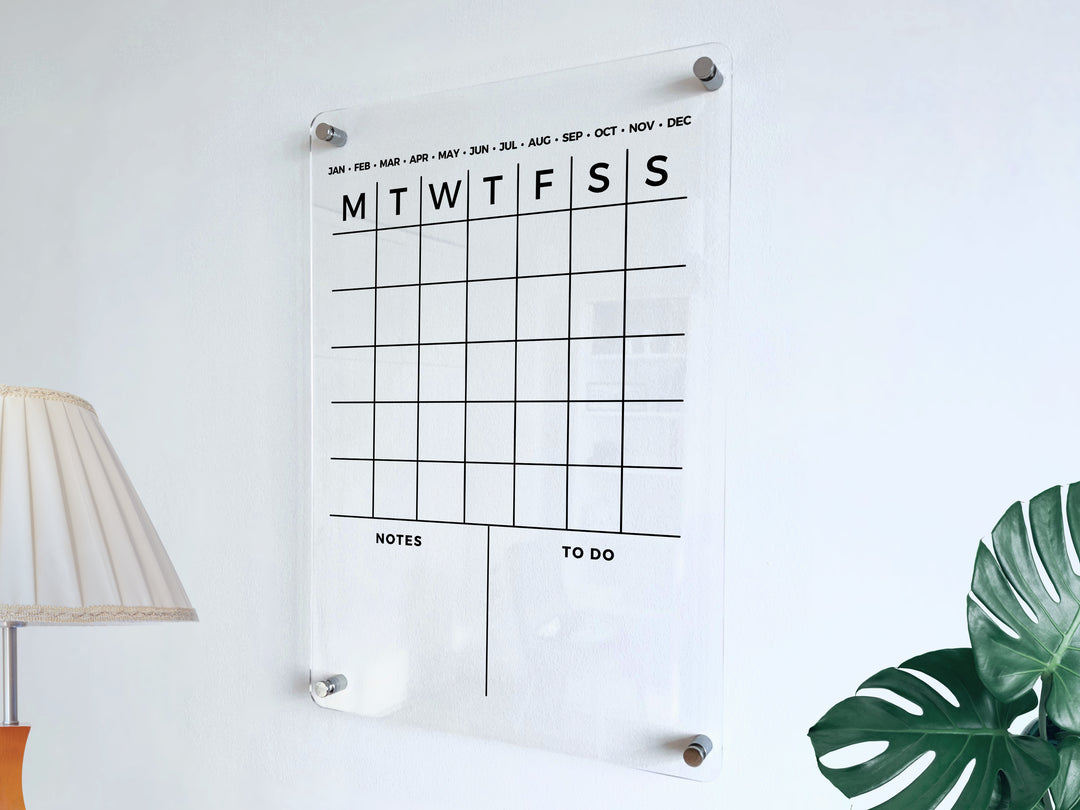 Custom To-Do List Calendar with 2 Side Headers