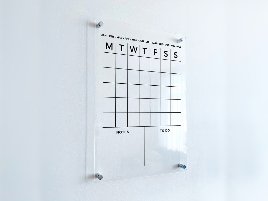 Custom To-Do List Calendar with 2 Side Headers