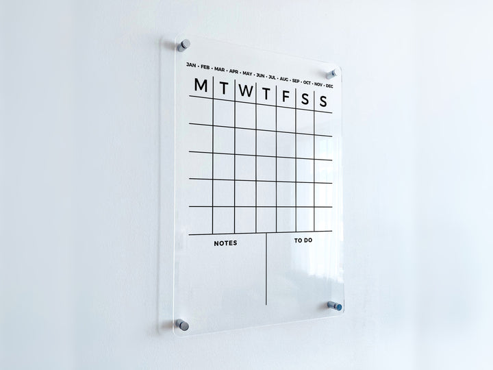 Custom To-Do List Calendar with 2 Side Headers