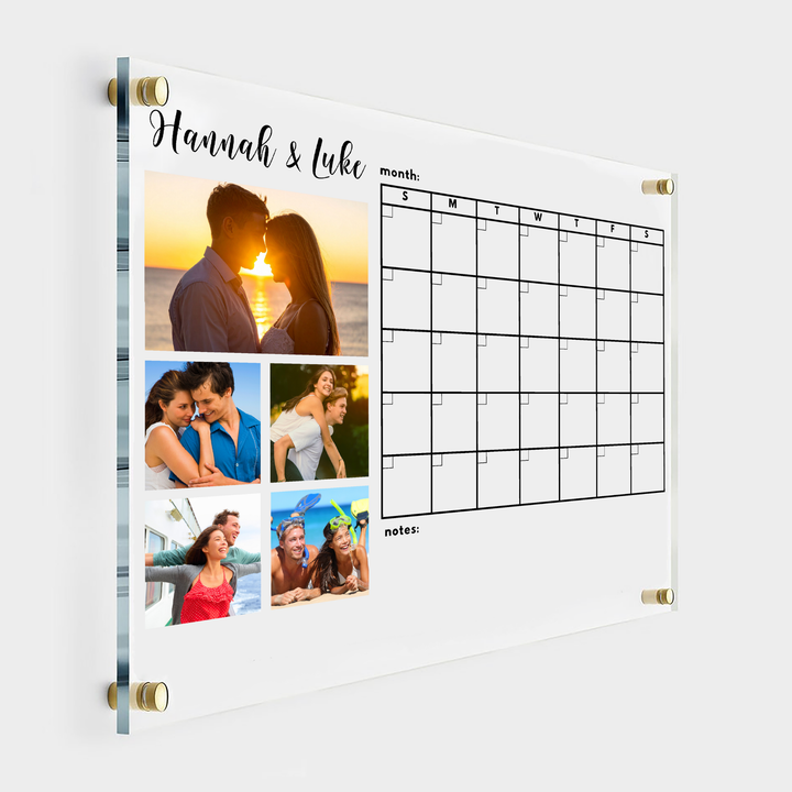Personalized Monthly Calendar with Photos