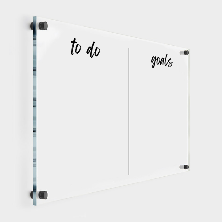 To Do Goals Acrylic Board